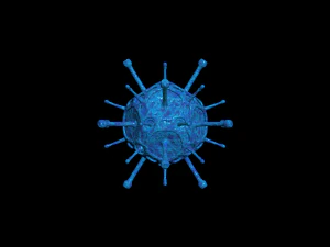 bacterias virus set 3D Model