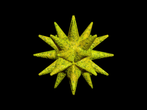 bacterias virus set Modello 3D