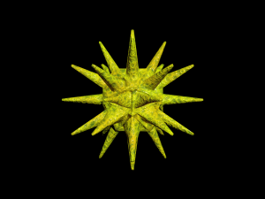 bacterias virus set Modello 3D