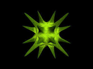 bacterias virus set 3D Model