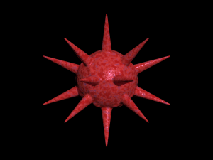 bacterias virus set Modello 3D