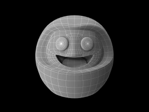 japan 3d tumblur darumaka rigged 3D Model