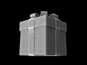 gift rigged burst out animation 3D Model