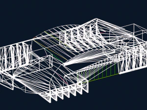 sport building 3D Model