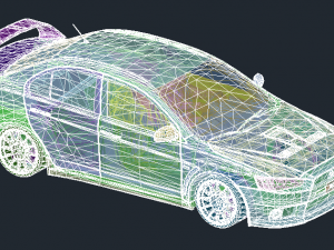 mitsubishi lancer 3D मॉडल