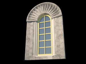 classical window 3D Model