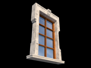 classical window 3Dモデル