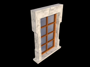 classical window 3D Model