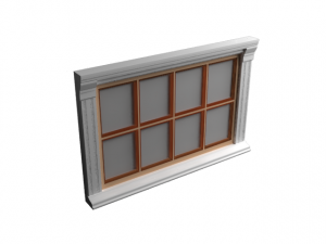 classical window 3Dモデル