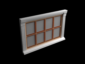 classical window 3Dモデル