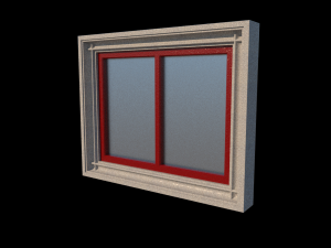 classical window 3Dモデル