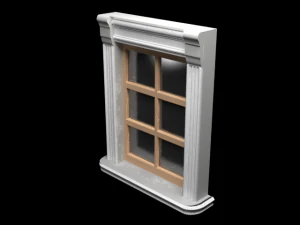 classical window 3D Model