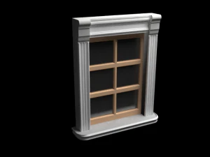 classical window 3D Model