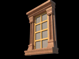 classical window 3D Model