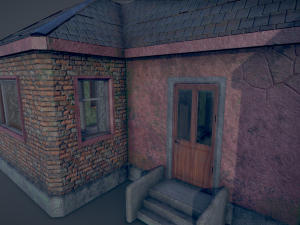 brick house 3D मॉडल