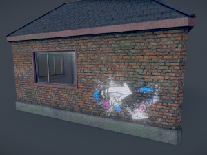 brick house 3D मॉडल