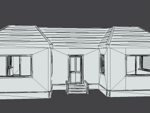 brick house 3D मॉडल