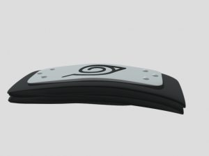 headband of konoha- naruto 3D 모델