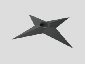 shuriken naruto 3D Модель