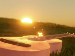 गिटार 3D मॉडल