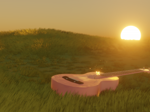 ukulele Model 3D