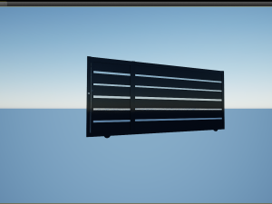 sliding gate Modelo 3D