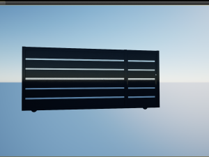 sliding gate Modèle 3D