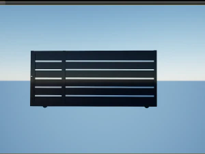 sliding gate 3D Model