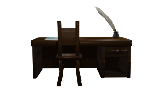 Desk 3D Модель .c4d .max .obj .3ds .fbx .stl .blend