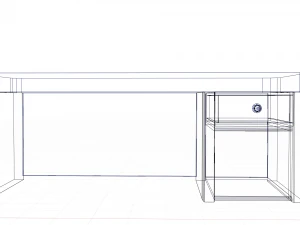 Desk 3D Model