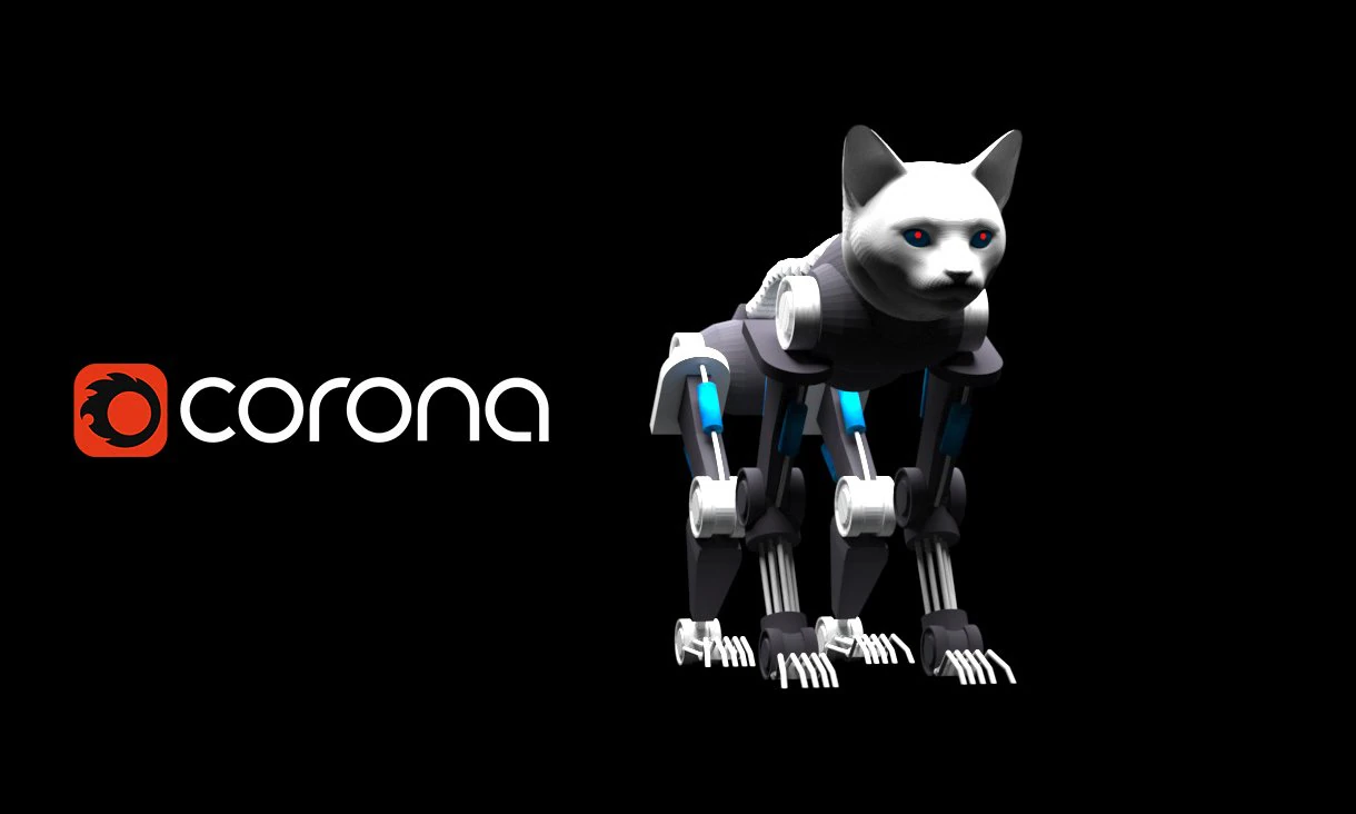 robot cat 3D Model .c4d .max .obj .3ds .fbx .stl .blend