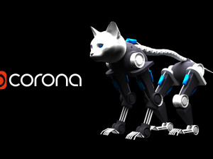 robot cat Modèle 3D
