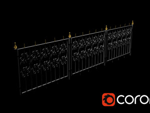 city fence 3D Model