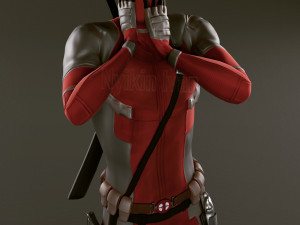 deadpool hilarious surprise 3d print model 3D Print Model