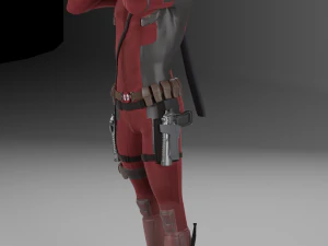 deadpool hilarious surprise 3d print model 3D Print Model