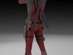 deadpool hilarious surprise 3d print model 3D Print Model