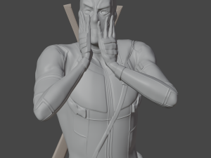deadpool hilarious surprise 3d print model Modèles 3D en vedette
