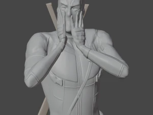 deadpool hilarious surprise 3d print model 3D Print Model