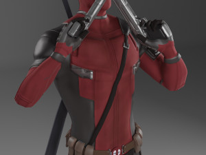 deadpool smoke 3d print model 3Dプリントモデル