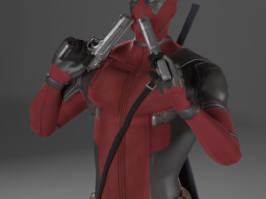 deadpool smoke 3d print model Model Cetak 3D
