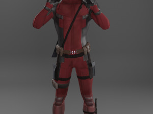deadpool smoke 3d print model Model Cetak 3D