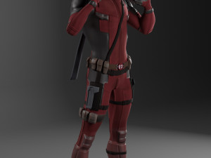 deadpool smoke 3d print model Model Cetak 3D