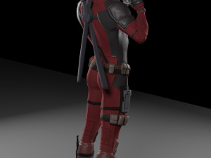 deadpool smoke 3d print model Model Cetak 3D