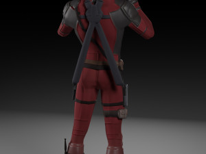 deadpool smoke 3d print model Model Cetak 3D