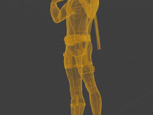 deadpool smoke 3d print model Model Cetak 3D