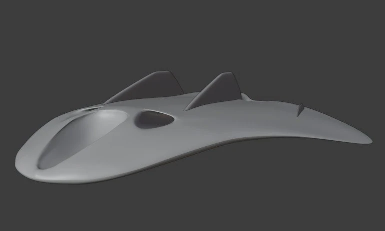uav 3D Model .c4d .max .obj .3ds .fbx .stl .blend 