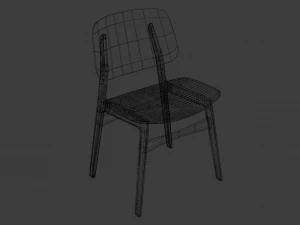 school chair 3D Model