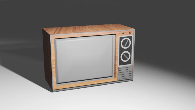 televisi&oacute;n vieja Modelo 3D .c4d .max .obj .3ds .fbx .stl .blend 