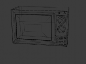 old tv 3D-Modell