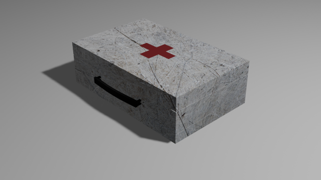 old medkit 3D Model .c4d .max .obj .3ds .fbx .stl .blend 
